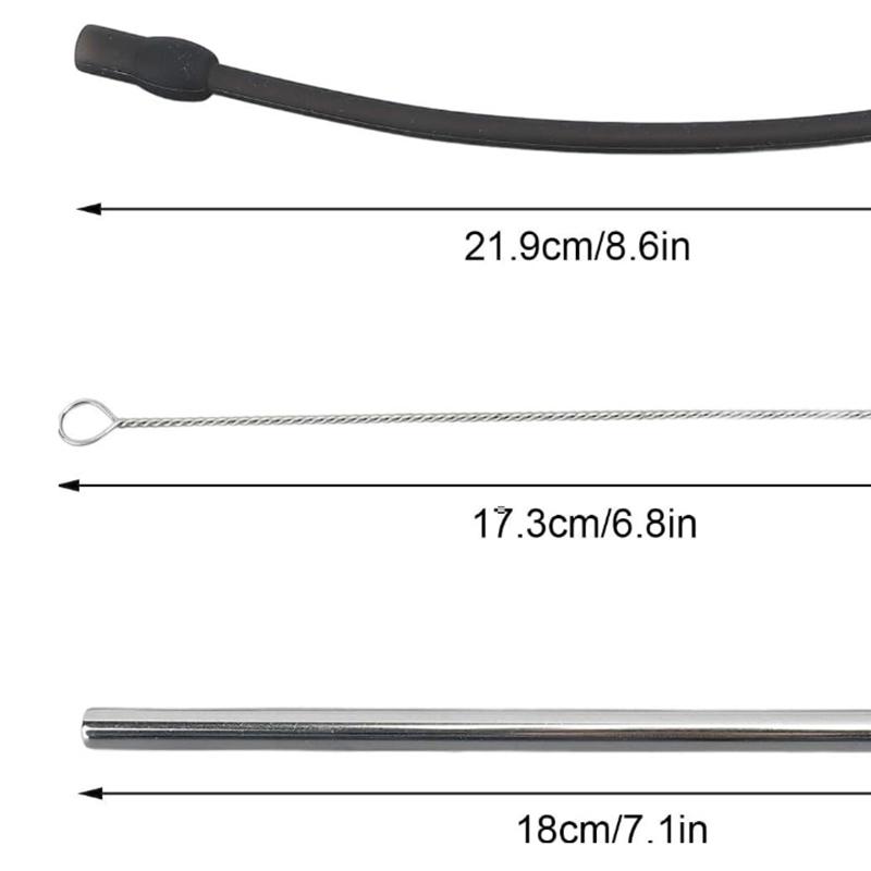 Σωληνάκι Γάλακτος Καφετιέρας Σετ Βουρτσάκια Σωληνάκι Γάλακτος από Ανοξείδωτο Ατσάλι Καφετιέρας Για Bosch Veroaroma Και Για Σειρά Siemens Eq.6