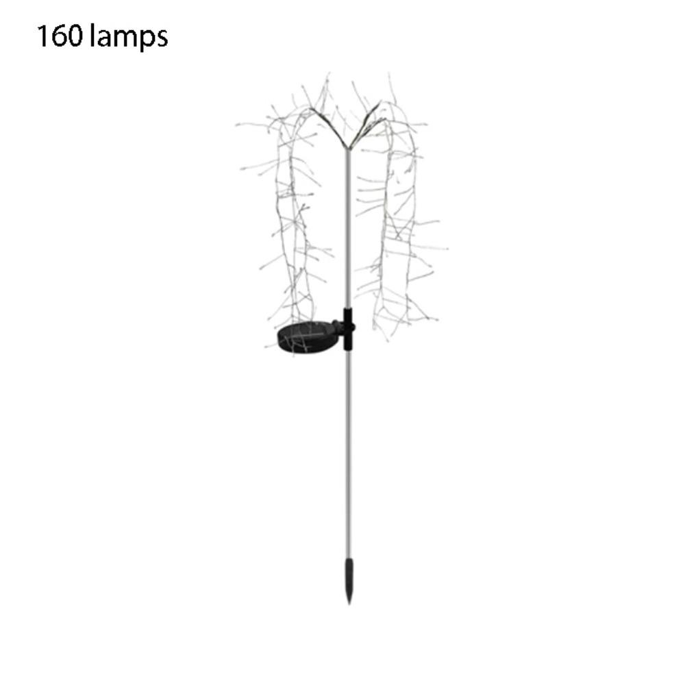 IP44 Waterproof Solar Garden Lights 160 Bead Lights Solar Powered Solar Firework Light 8 Lighting Modes Stake Lights 100 lamps