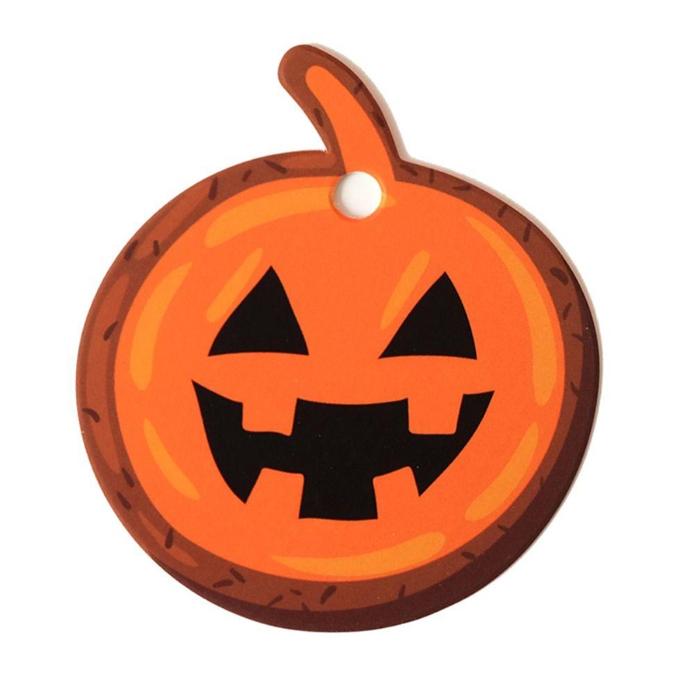 50 ks DIY Dárkové Halloweenské Jmenovky Papírové Halloweenské Papírové Kartičky Halloweenská Párty Dekorace