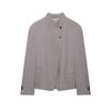 Womens Lightweight Casual Blazer Jacket 2026 V-Neck Single-Breasted Office Wear Slim Fit Long Sleeve