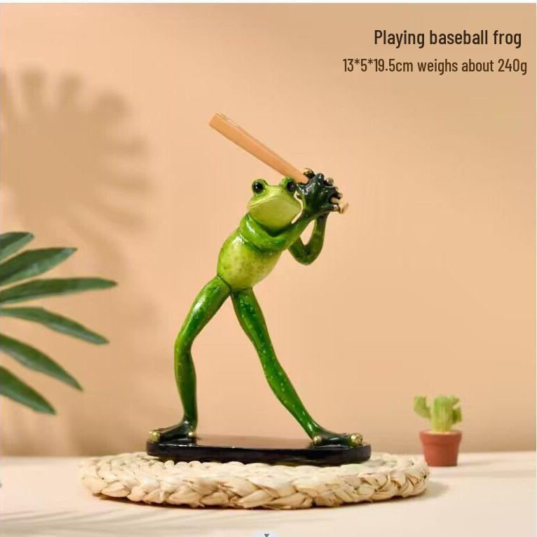 Yoga Frog Figurine Birthday Gift - Ideal for Bedroom, Study, Living Room, Desktop, Entrance, TV Cabinet, or Wine Cabinet Decor