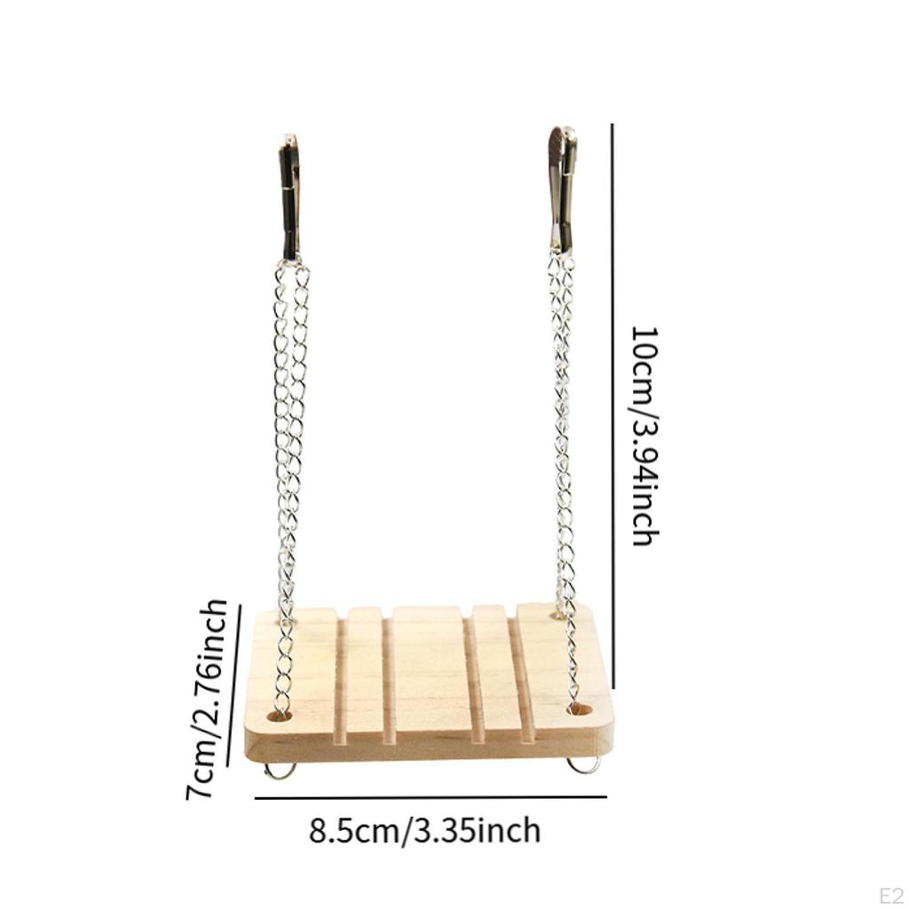 Hamster Swing Toy Climbing Hanging Hammock Decorative Practial Standing Holder for