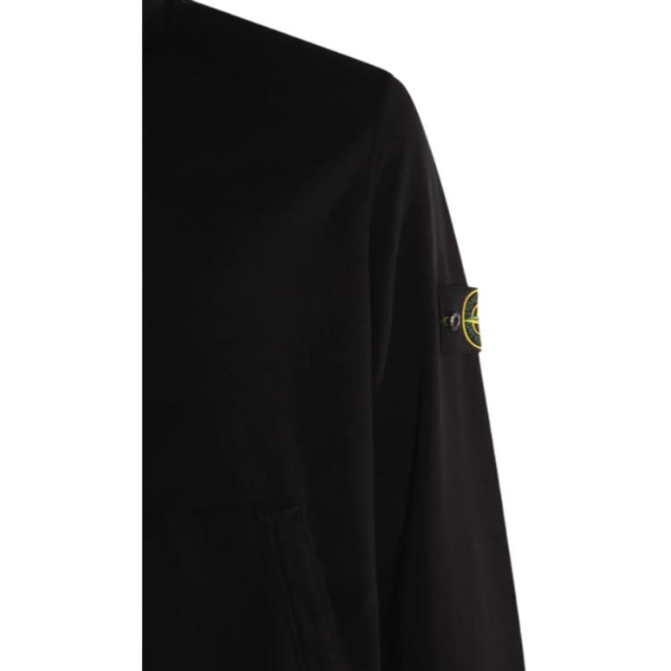 Stone Island Solid Color Zip Stand Collar Long Sleeve Jacket Men jackets K2S156100063S0051-V0029