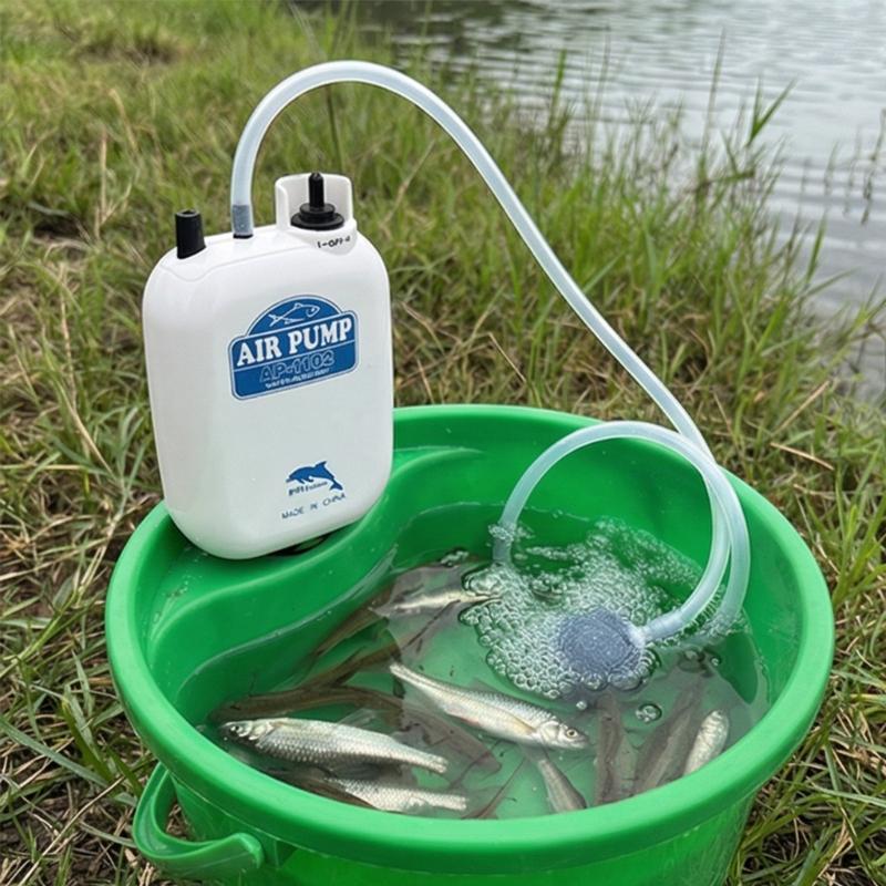 Aquarium Air Pumps, Quiet Aquarium Oxygen Pump, Air Pumps for Fish Tanks Watertight Fishing Quiet Fish Tanks Air Pumps
