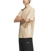 Adidas Sports Lifestyle Series Casual Loose Fit Cotton Short Sleeve T-Shirt Unisex Tops Light-Brown JJ0615