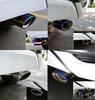 YARIS CROSS Tail Throat Stainless Steel Muffler Cutter Car Exhaust Pipe Decorative Accessory Exterior Parts Easy Installation (Blue, Song)