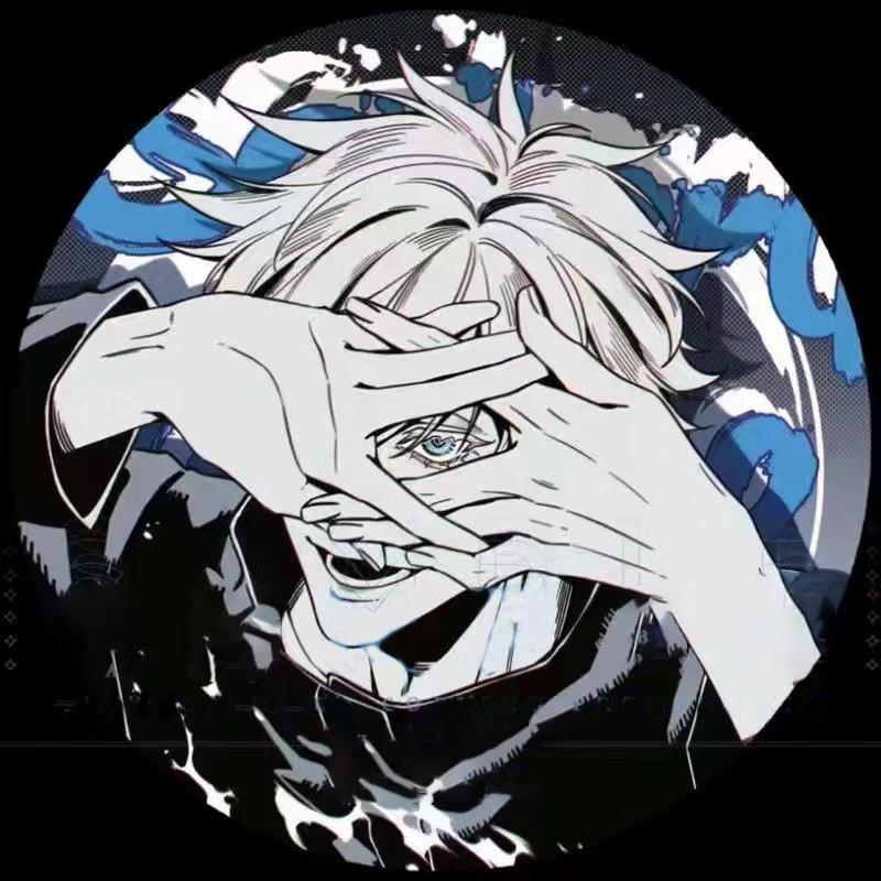 Jujutsu Kaisen Badge, Double Flash Reflective Badge, Anime Badge.