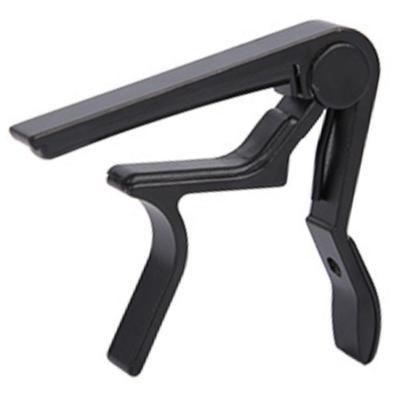 ShotR Kapodaster Kapodaster Gitarre One-Touch Einfache Installation Kompatibel mit Akustik E-Gitarre E-Gitarre Klassik Akustik Schwarz Schwarz R-Typ Gitarre, Gitarre,