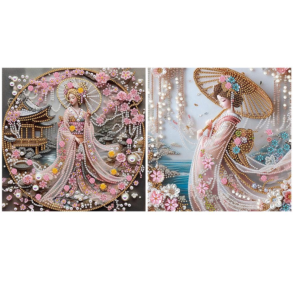 Schönheit Speziell Geformte 5D DIY Teilbohrer Diamantpunkte Malereien für Erwachsene Heimwanddekoration Diamanten Malereien Edelstein Kunst 30x30cm