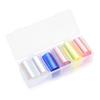 Women Beauty DIY Nail Decoration Tool Glass Paper Aurora Film Nail Stickers Holographic Design