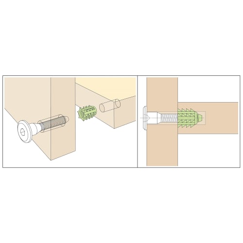 Murakoshi Seiko Onime Nuts, Type A, 50-Pack, M3 X 5.5mm, Made In Japan, Silver