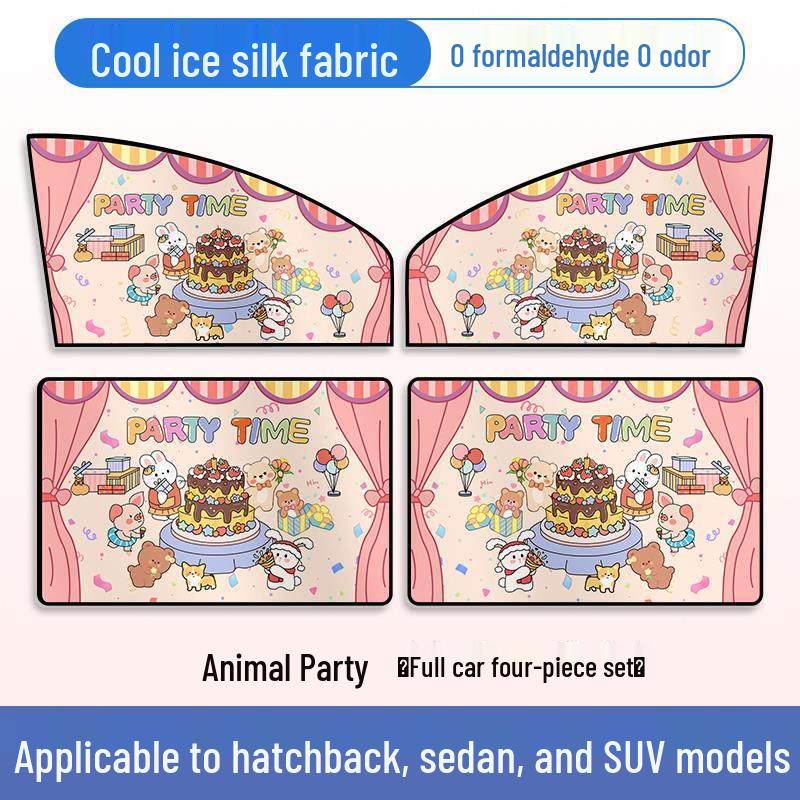 Car Privacy Blackout Curtains: Sunshade for Rear Window and Stroller