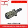Heavy Duty 4-Pin Male-Female Connector US Standard Plug MS3106A-20-4S Socket & MS3102A-20-4P