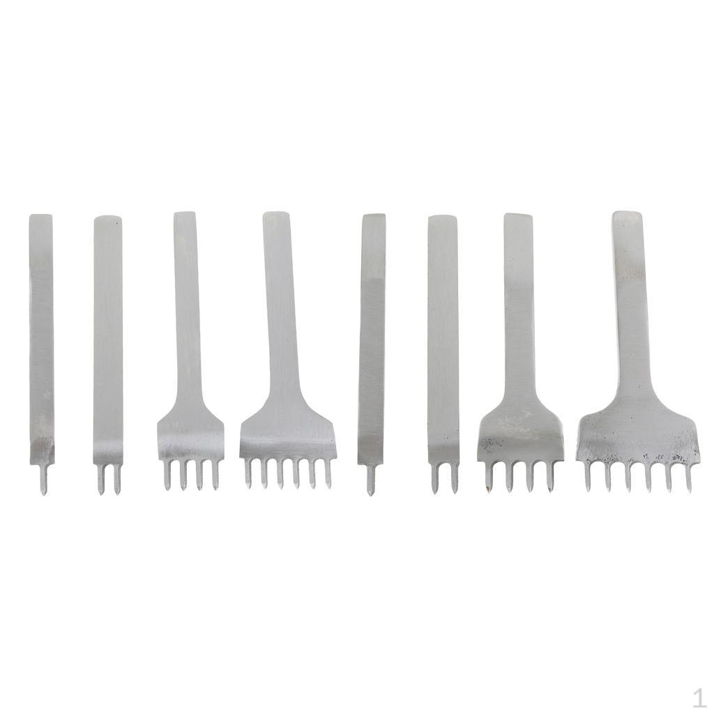 Lacing Stitching Set 5/6mm Pitch 1/2/4/6 Prong Leather Craft Kits