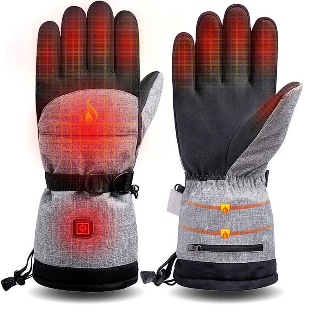 1 Pair Winter Hand Warmer Cycle Motorcycle Bicycle Gloves Electric Thermal Gloves ColdDay Camping