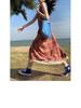 Lined French Lace Plaid One-Shoulder Camisole Dress with Cinched Waist for Women