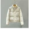Winter New Cotton-padded Jacket Women's Short Stand-up Collar Cotton-padded Jacket Loose Warm Live Coat In Winter.