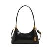 Niche crescent bag oil wax leather underarm bag women's new retro design single shoulder messenger bag