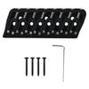 Electric Guitar Bridge 8 String Metal Tailpiece Instrument Accessory for Replacement