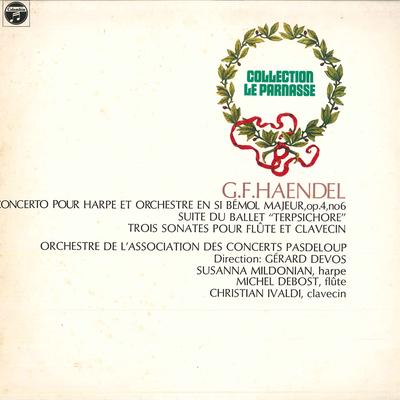 LP Record GERARD DEVOS(DIR.)/ORCHESTRE DE L'A - Concerto Pour Harpe Et Orchestre En RE1528MU COLUMBIA 1973 Japan Obi Classical Used
