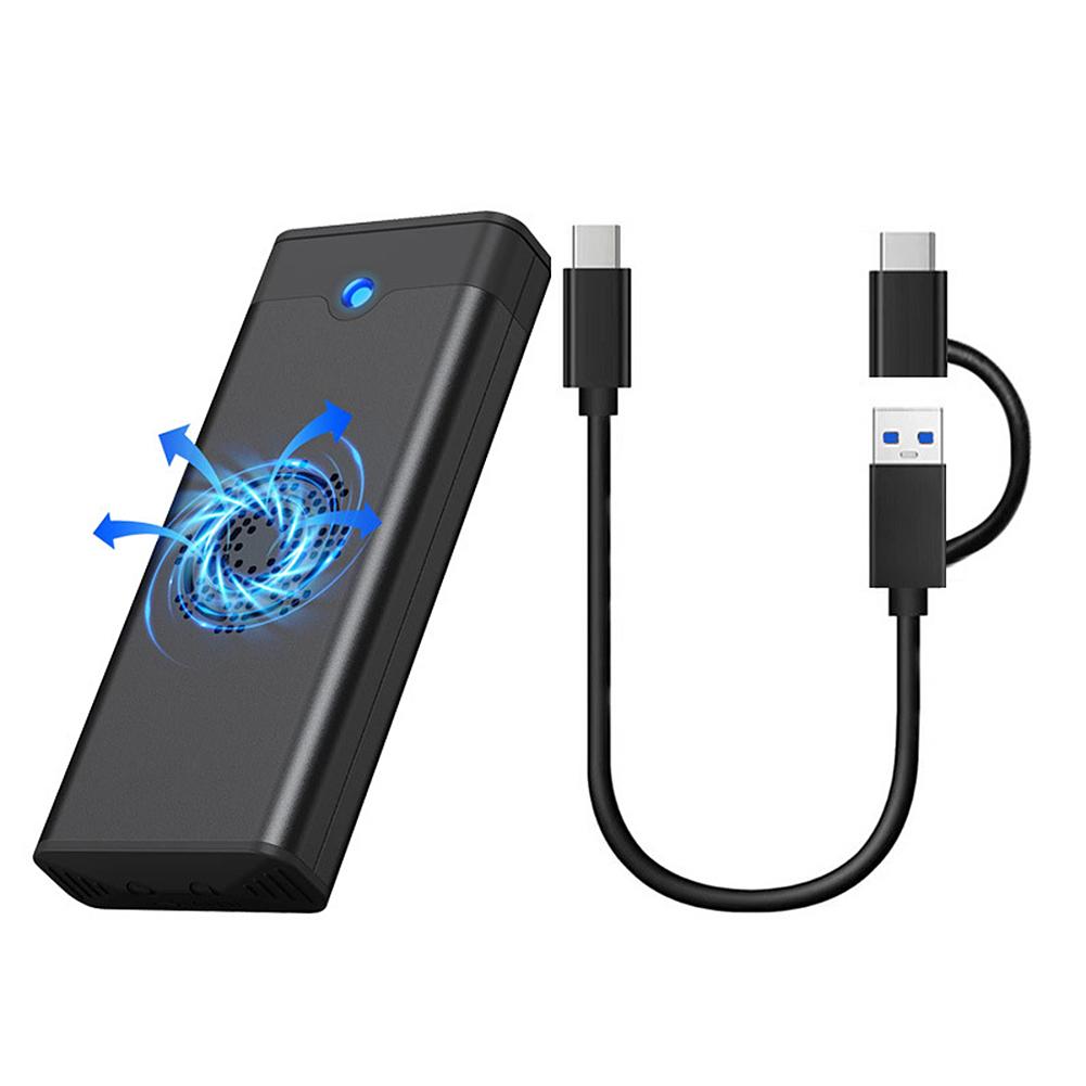 M.2 NVME NGFF Hard Drive Case M/B/(B+M) Key SSD Case Support for Windows/macOS/Android/HaemonyOS System for 2242/2260/2280 SSD