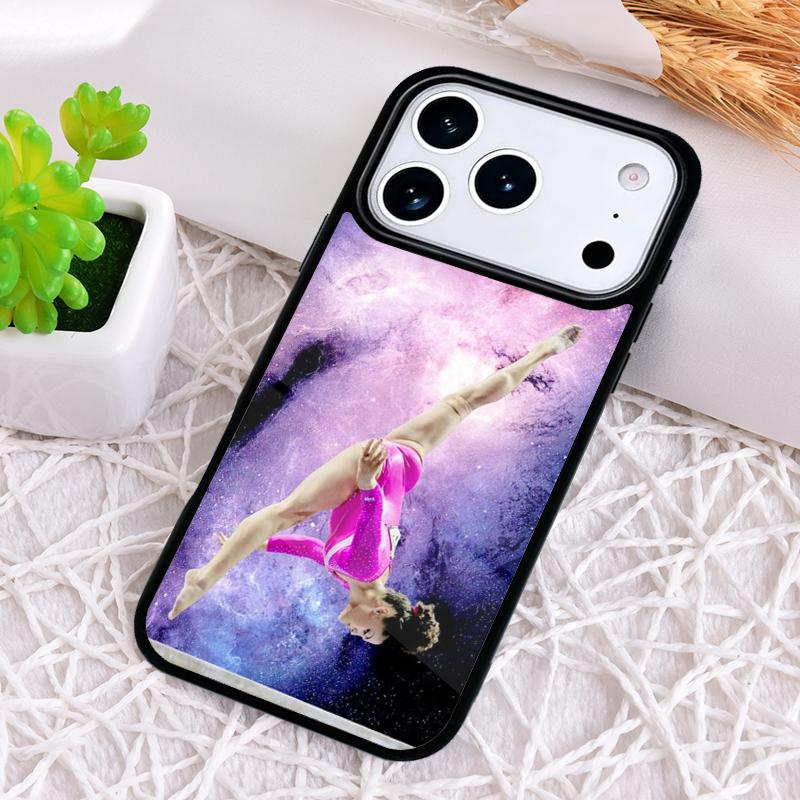Gymnastics Oil Painting Phone Case for iPhone 17 Air 16 15 11 12 14 13 Pro Max Shockproof Cover