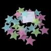 100x Wall Stickers Stars Luminous The Dark Plastic .8cm