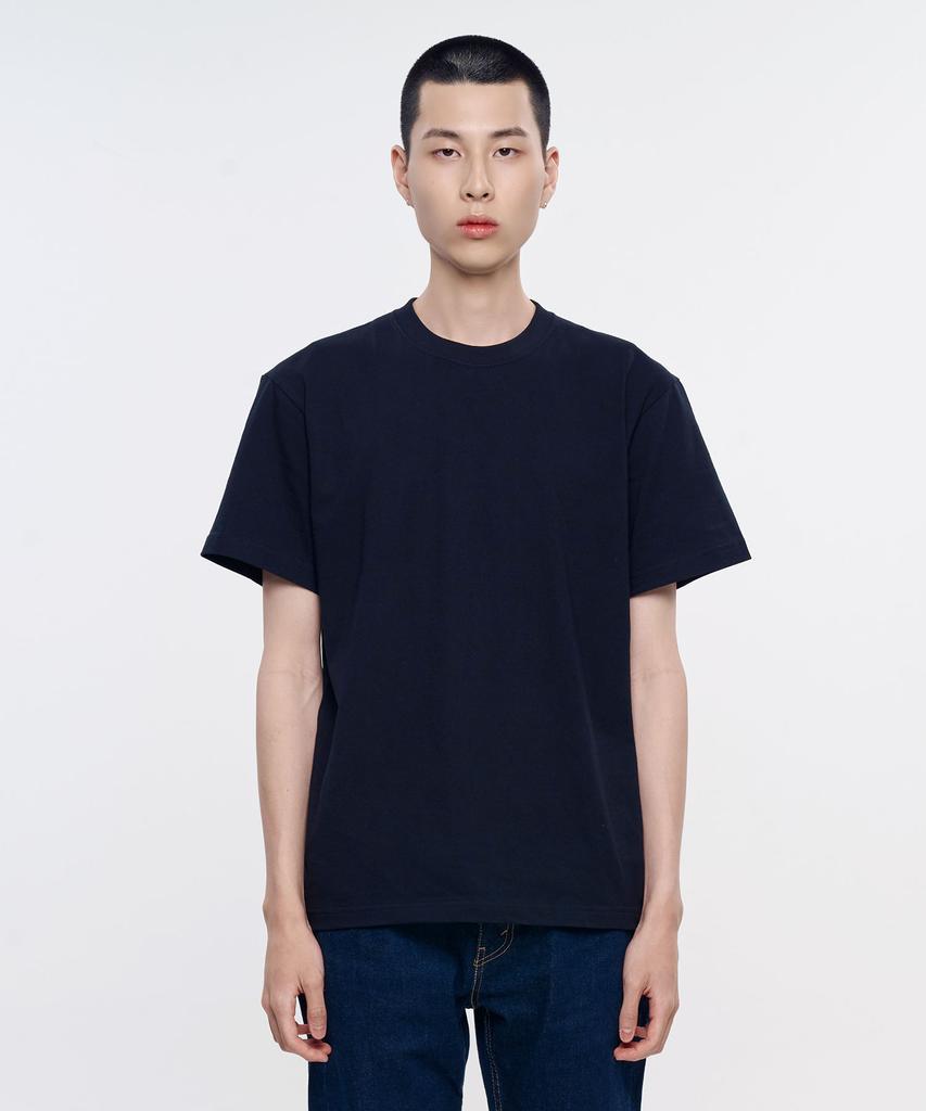 Yunaitideuaeseul [2Pack] Basic Plain Short Sleeve T-Shirt (Type A)