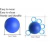 1PC Five-finger Grip Ball Stroke Hemiplegia Rehabilitation Training Elderly Exercise Equipment Wrist Finger Strength Finger Grip Ring
