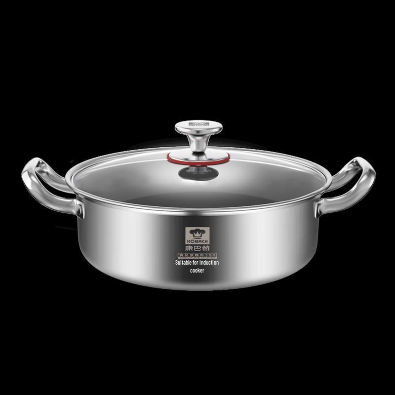 32cm Multifunctional 304 Stainless Steel Divided Hot Pot