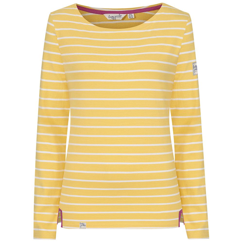 Lazy Jacks Womens/Ladies Breton Long-Sleeved Top