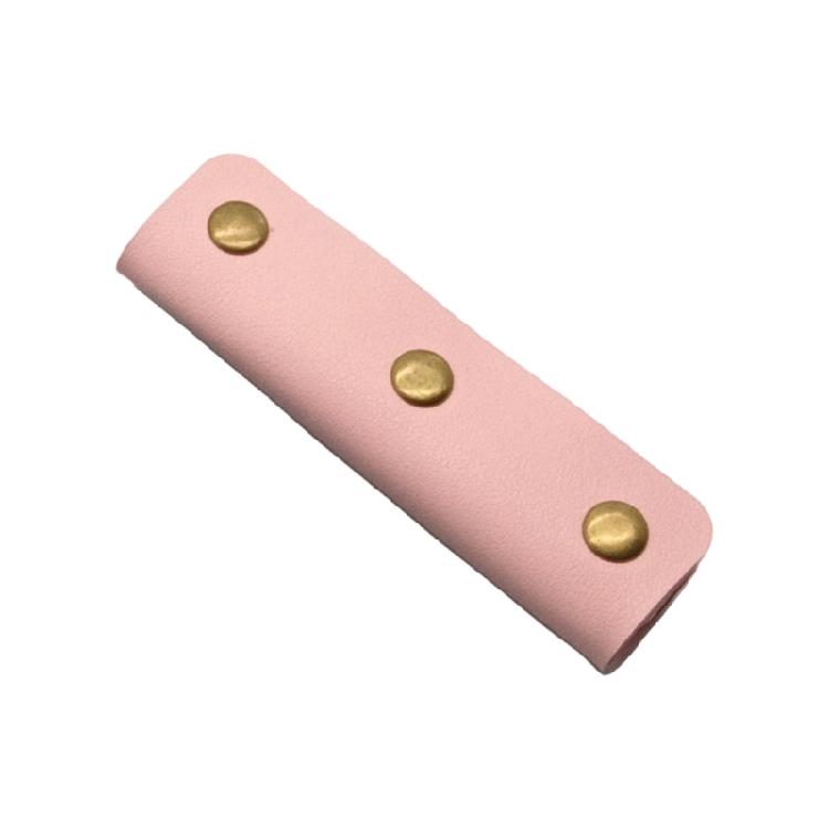 Flexible PU Leather Handle Cover Providing Slip Resistant Surfaces Reliable Fixing Snap Attachment For Handbag