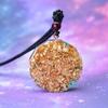 Amethyst Pendant Chakra Necklace Women Men Meditation Jewelry Amulet Accessories