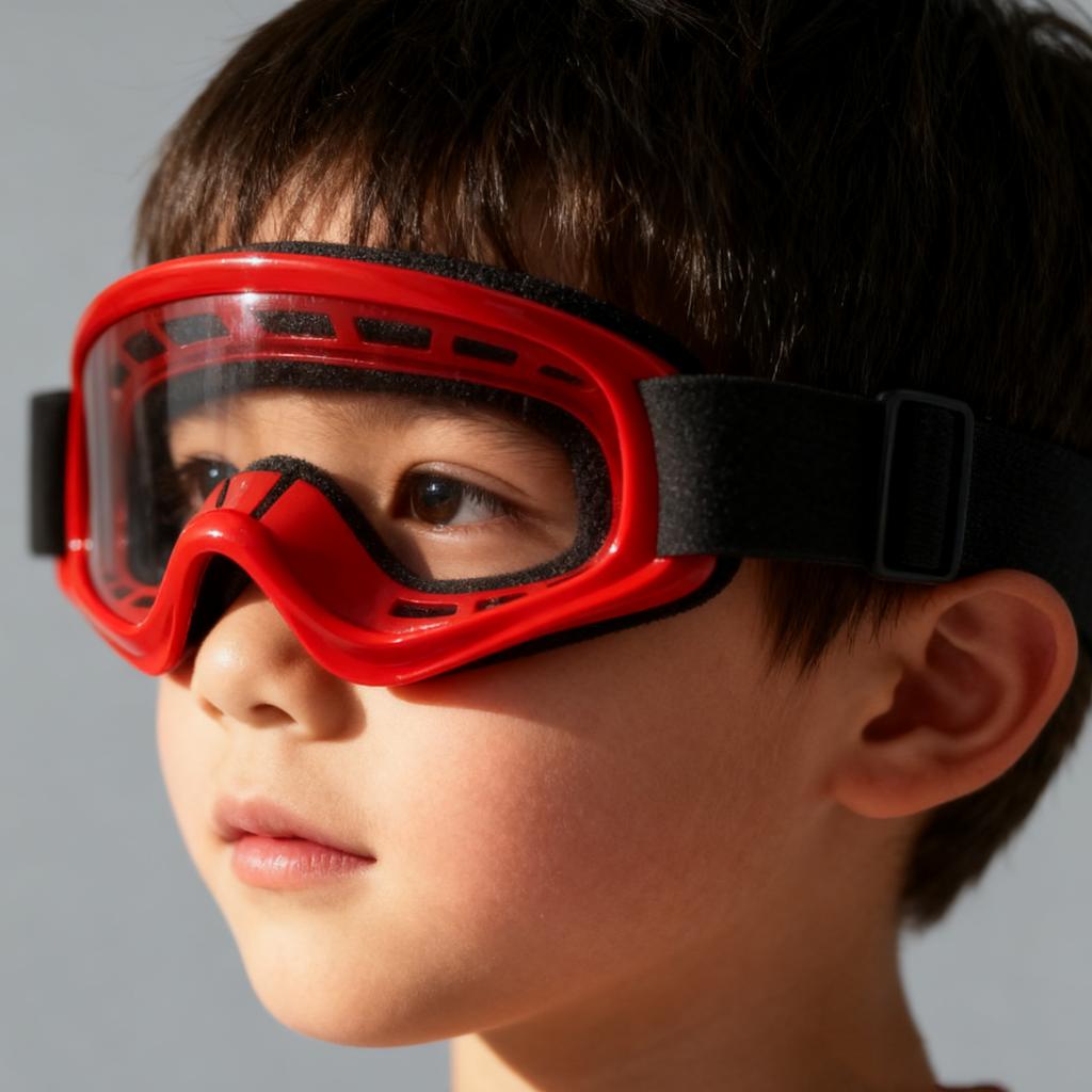 Kids' Motorcycle Wind Goggles Off-Road Youth Goggles – Dirt Bike MX Wind Dust-Proof Child Rider Gear, ATV MTB Cycling Helmet
