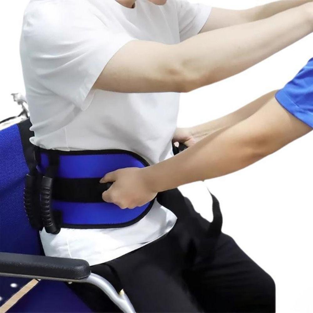 Anti-Slip Gait Belt for Seniors 6 Nylon Padded Handles Walking Assist Aid  Patients