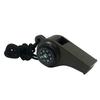 1/2pc 3 in 1 Emergency Survival Whistle Compass Thermometer Referee Whistle Camping Hiking Outdoor Multifunction Whistle