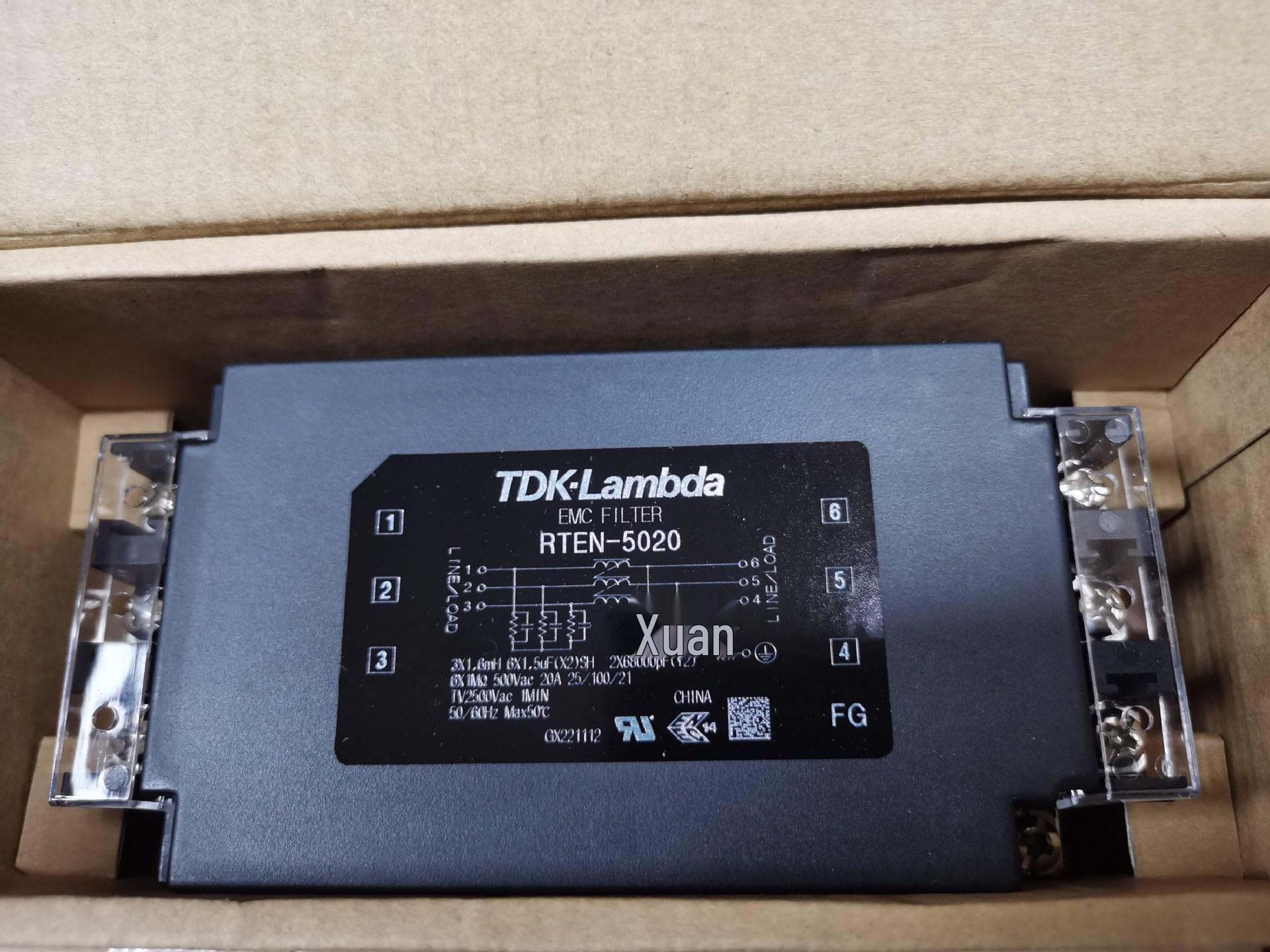 

RTEN-5020 TDK-LAMBDA Three-phase 20A Filter - Brand New Wei Xin