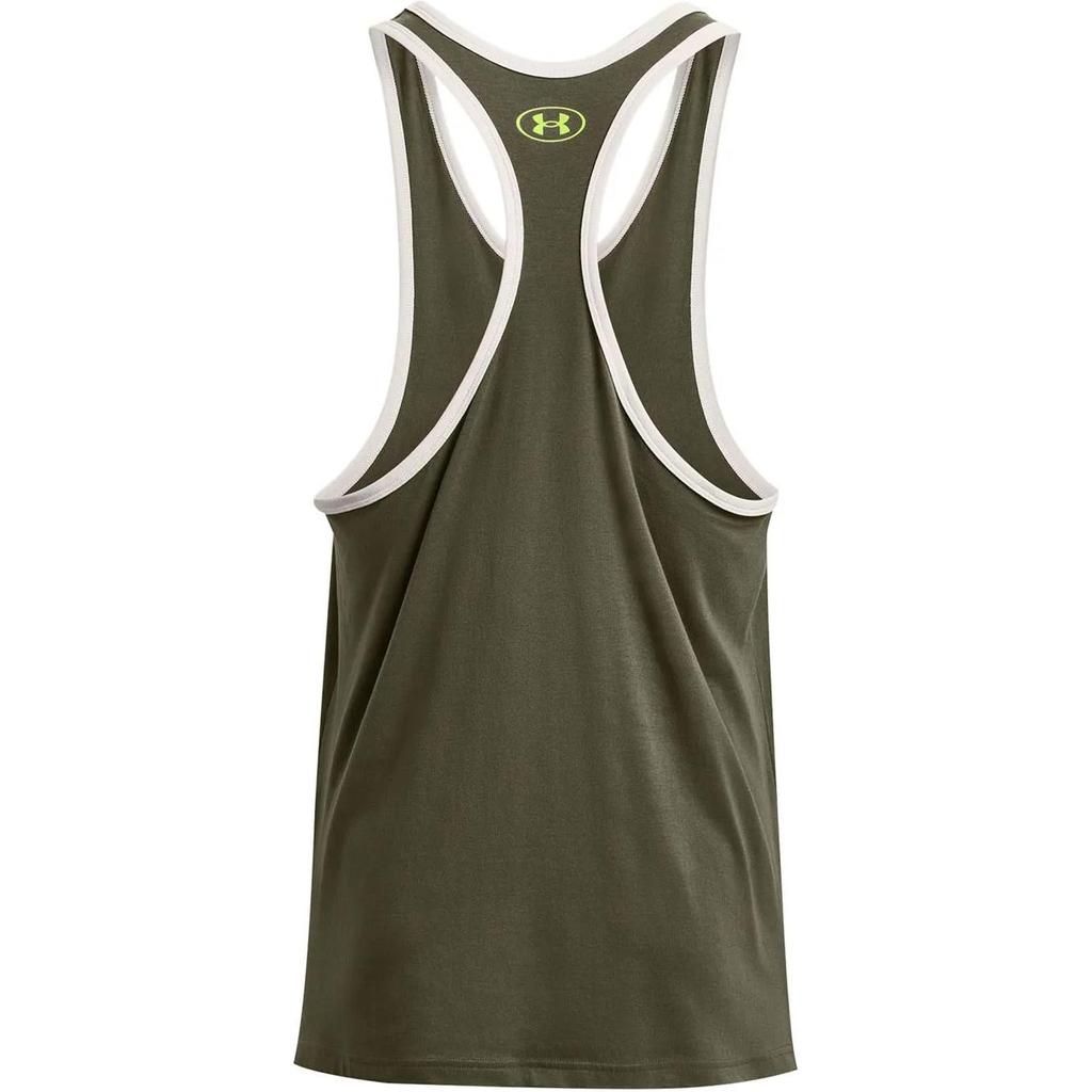 Under Armour Project Rock Letter Print Training Sleeveless T-Shirt Men Tops 1379754-390