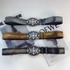 Vintage White Stone Buckle Belt Engraved Flower Belt Embossed Leather Belt Boho Western Belt Jeans Belt