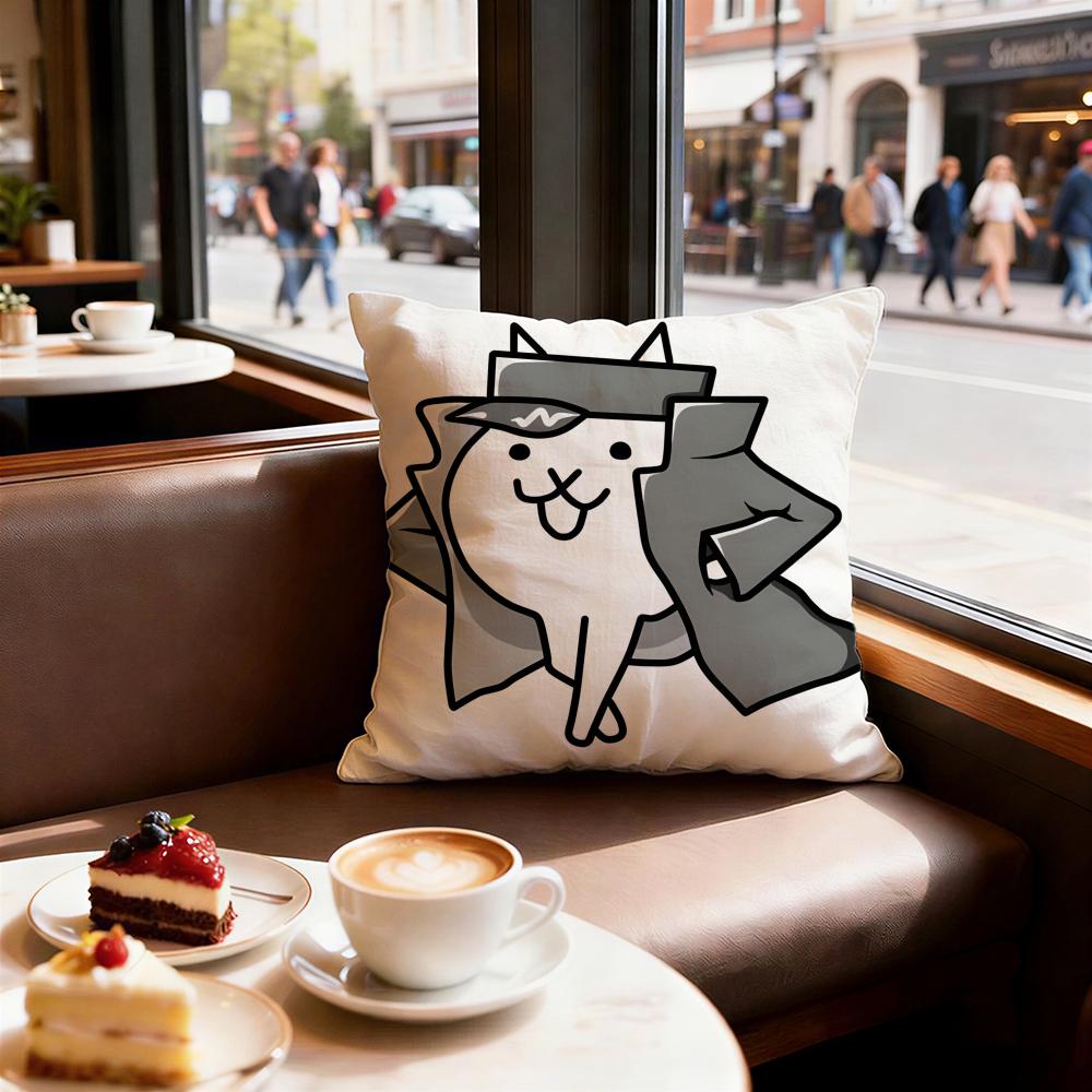 Game The Battle Cats Cushion Cover Decorative Cushions Covers Cover Sofa x Pillow Piece x x Pillowcase