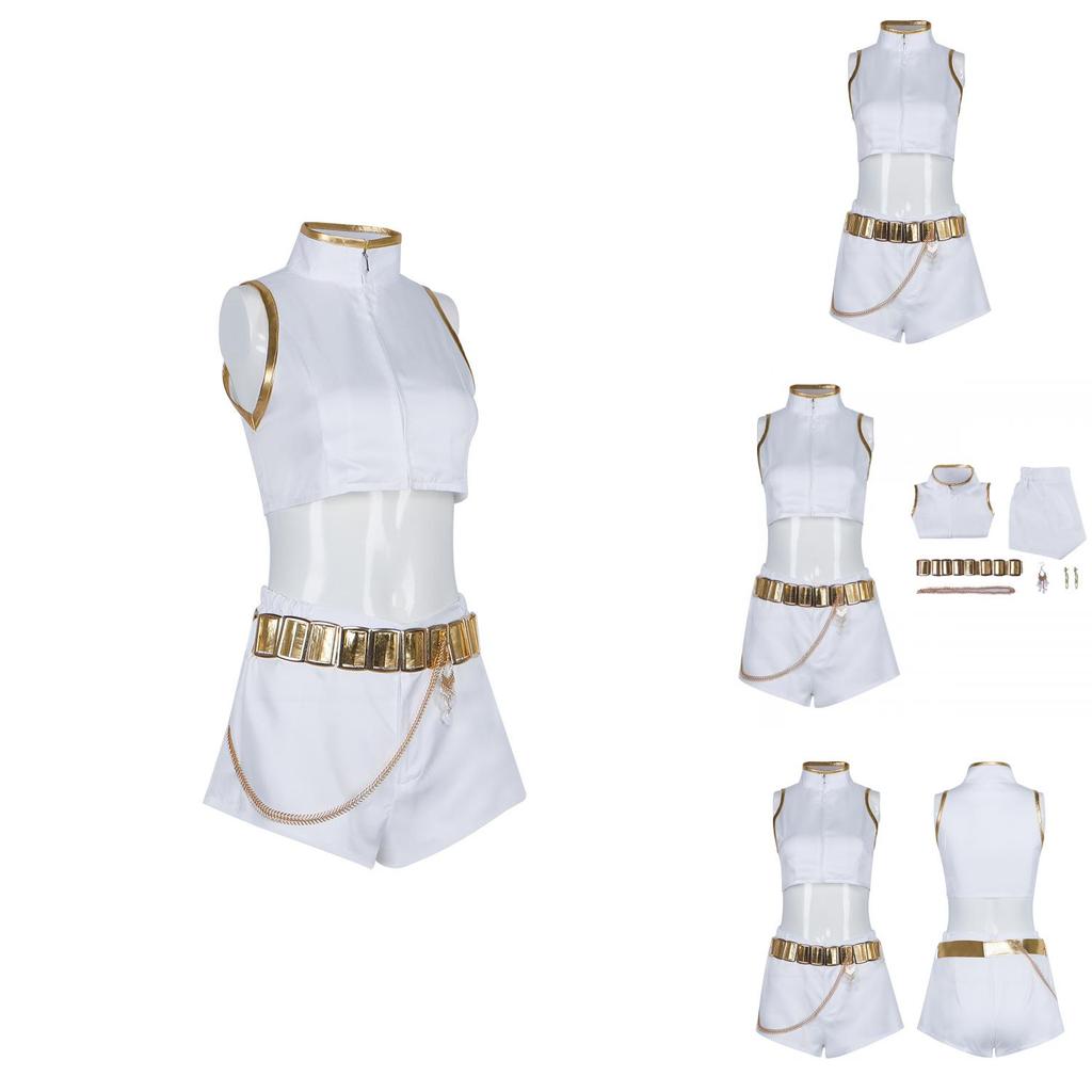 Kpop Demon Hunters Cosplay Costume For Women With Polyester Fabric For Halloween And Stage Performances