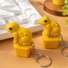 Toad Frog Fidget Keychain Mechanical Switch Clicky Button Stress Relief Toy Led Light Up Keyboard Keycap Desk Toy Gift