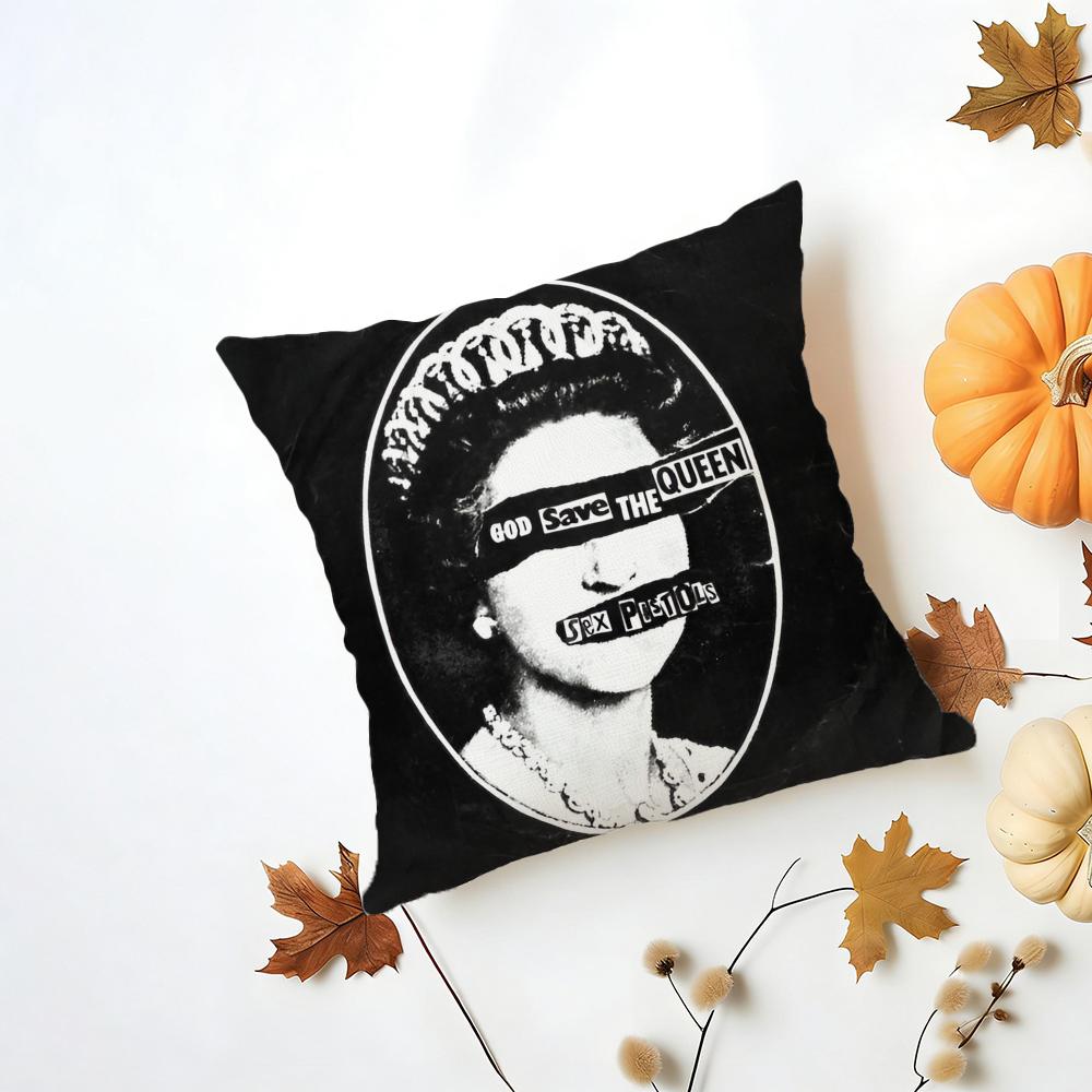 Save the Queen Cushion Cover Iceland Washable Linen Soft for Daily Sofa Bed Home Room Decor