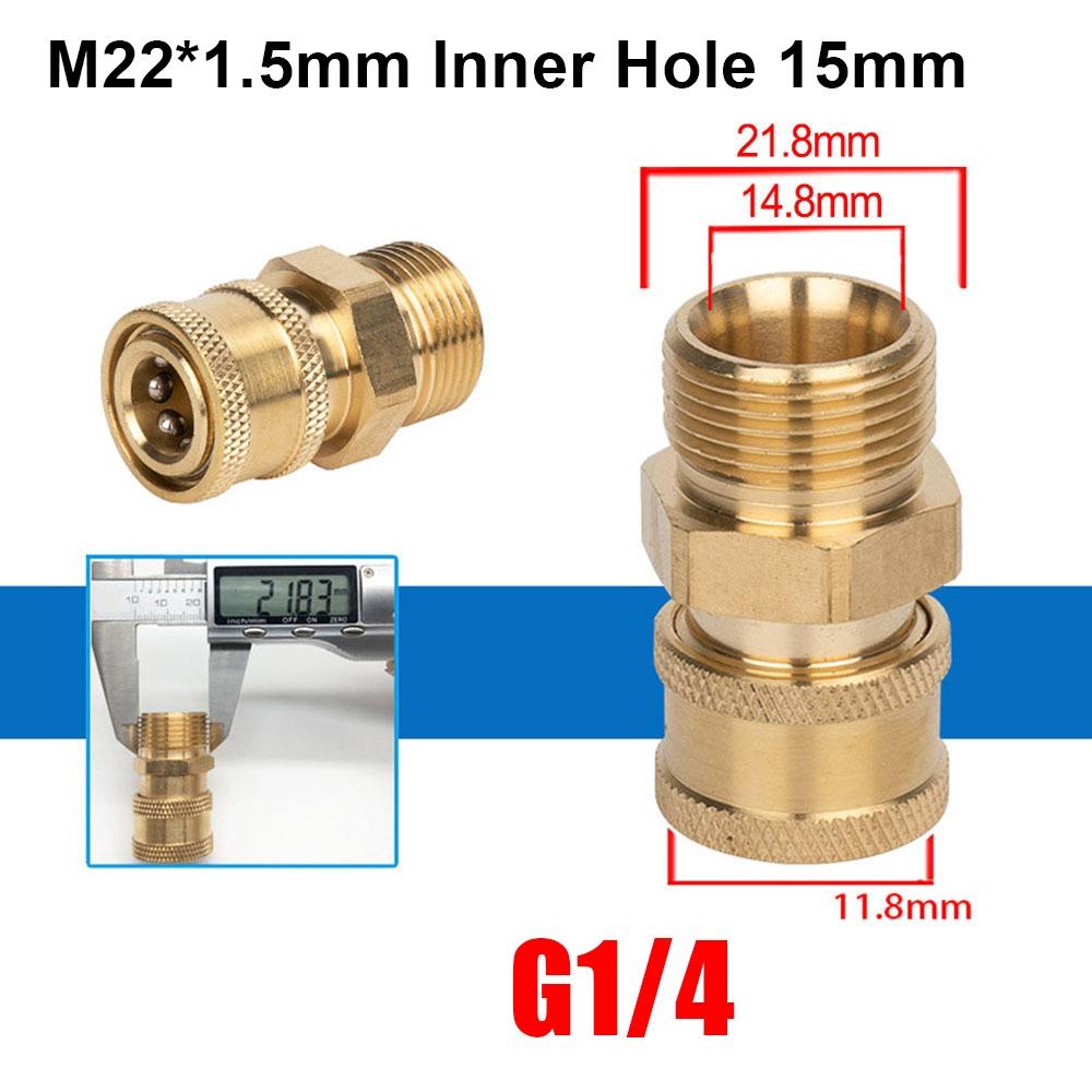1 Stück Schnellverschluss G1/4 Hochdruckreiniger Adapter Set Für Hochdruckwaschbrenner Schlauch