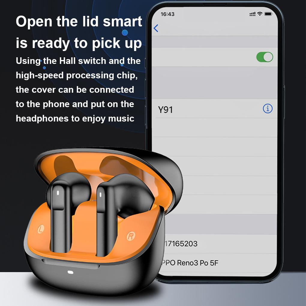 Wireless Earbuds With High-fidelity Sound And Type-c Port For Charging Wireless Bluetooth Headphones
