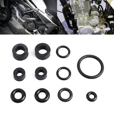 Fuel Supply & Return & Feed Line Fitting Sleeve Seal O-Rings Kit F81Z-9C387-BA For 7.3L Diesels 1999-2003
