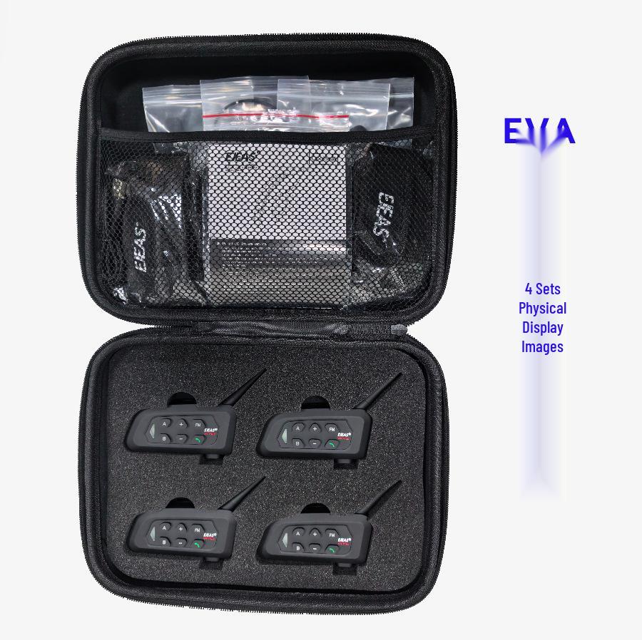V4C Neutral Waterproof Football Referee Bluetooth Headset & Noise Reduction Walkie-Talkie with Sports Armband - 3-Piece Set