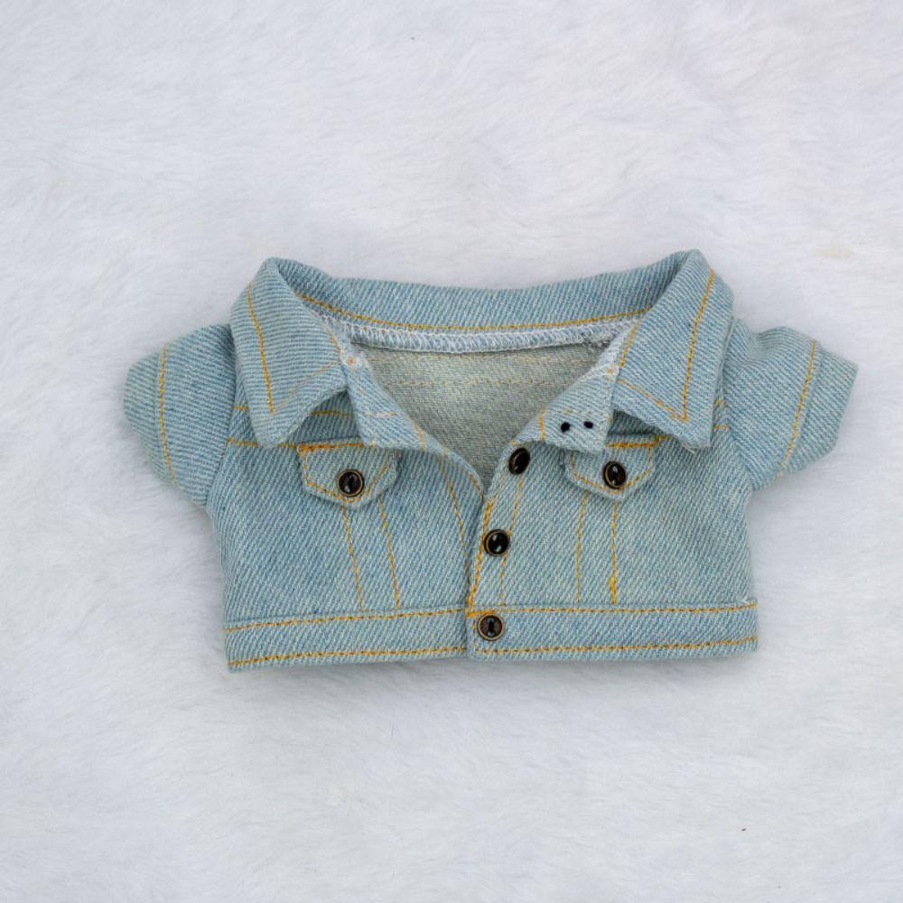 4 Colors Cotton Doll Clothes Casual Wears Doll Coat Tops New 1/12 Dolls Clothes  10cm Cotton Doll