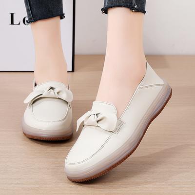 Prawdziwe skórzane modne koturny damskie płaskie buty retro damskie wsuwane mokasyny damskie wygodne tenisowe damskie duże rozmiary