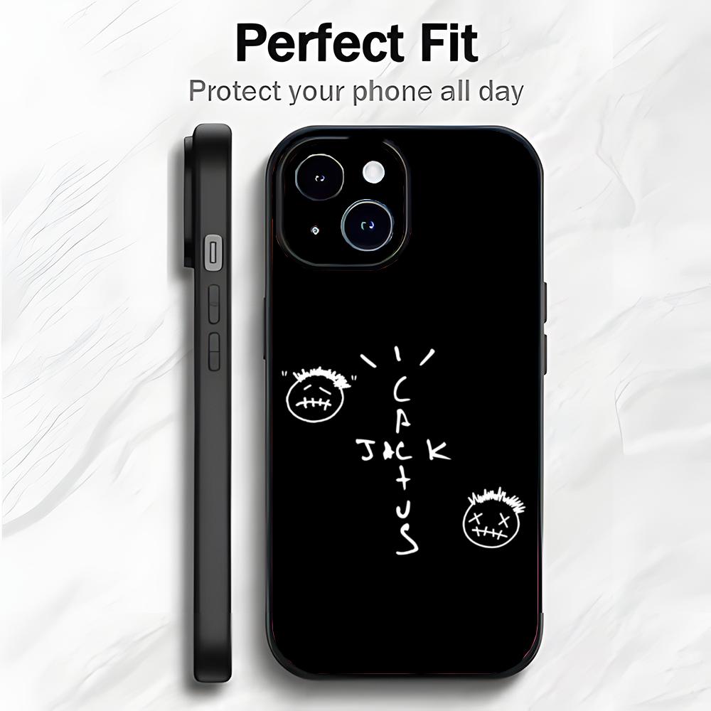 Trap Rap American Singer T-Travis Scott Phone Case Phone Case Soft Packaging Lightweight For iPhone17 16 15 14 13ProMax